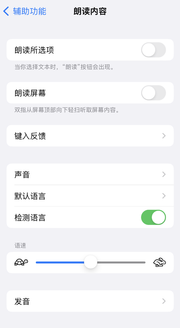 澄海苹果服务网点分享iOS 16 小技巧：让 iPhone 朗读屏幕上的内容或所选择的文本 