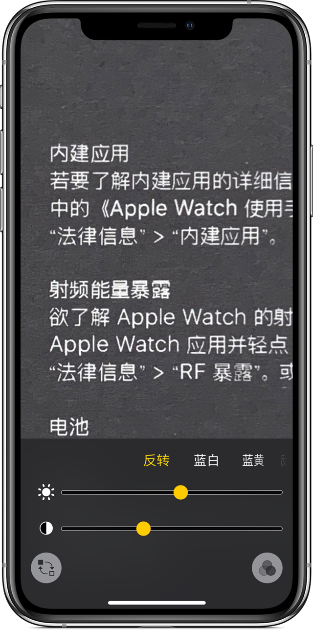 澄海苹果手机维修分享iPhone 小技巧：使用自带的放大器功能放大文字 